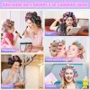 Zenithventures 31pzs Hair Rulo Tubos Plástica Para Cabello Autoadheribles