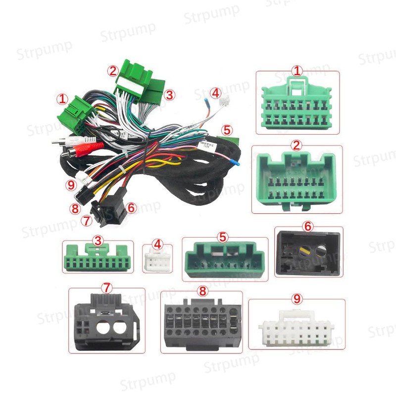 16pin Car Radio Stereo Power Retrofit Harness Cable Wire Loom