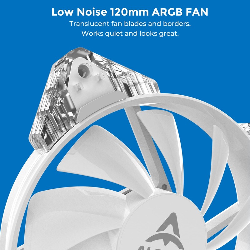 ALSEYE N12 Case Fan Kit, 3 Pack 120mm ARGB &