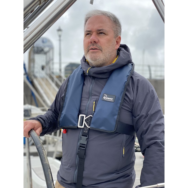 Bluewave Sport 150N Harness Navy Automatic Lifejacket