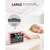 Digital Alarm Clock, with 5.5" Large LED Time Display, Adjustable