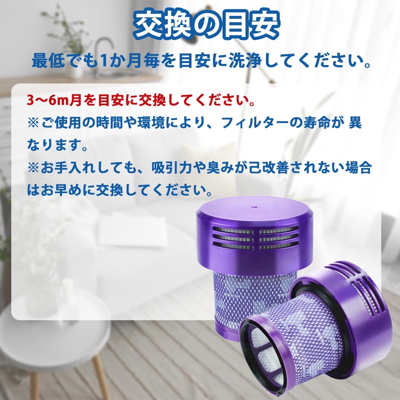 Vacuum Filter Compatible with V10 SV12 Filter Part Number: 969082-02