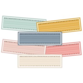 Whaline 48Pcs Boho Color Name Tags Multicolor Nameplate Sticker Classroom Bulletin Board Label Decals for Back to School Desk Wall Message Board