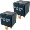 2-Pack 95224-38050 Starter Relay - 30A 12VDC 4-Pin SPST Automotive