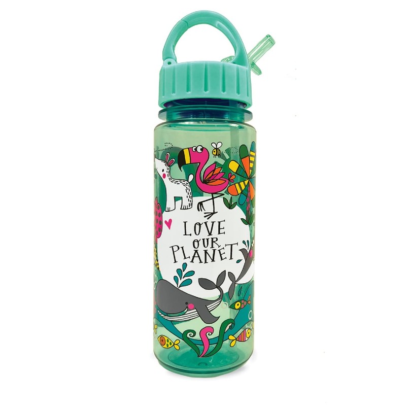 Rachel Ellen Love Our Planet Plastic Water Bottle