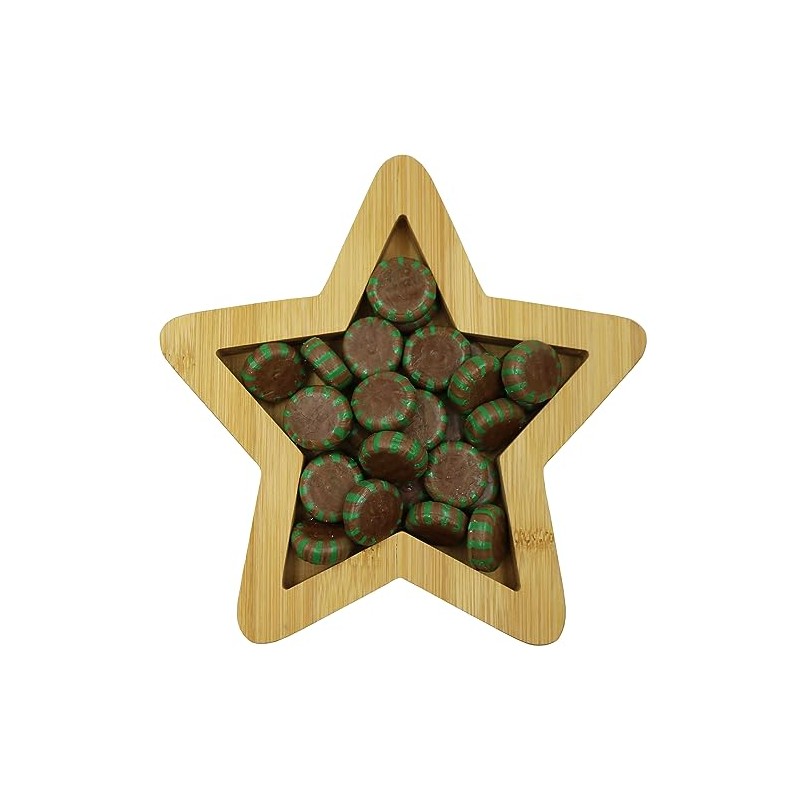 Chocolate Starlight Mints Hard Candy (4.5 Pound)