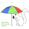 Aliyoham Squirrel Feeder Umbrella, Squirrel Picnic Table Umbrella for Outside,