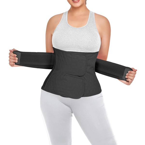 QEESMEI Postpartum Belly Band Abdominal Binder Post Surgery C-section Belly