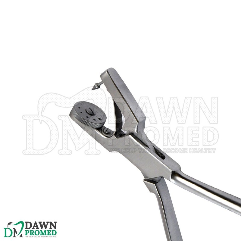 DawnProMed Ainsworth Rubber Dam Punch Rotatory 5 Hole Dental Endodontic