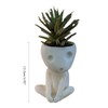 Tianbi Head Planter Pot,Luminous Face Planter Pot, Cactus Planter,Cute Resin