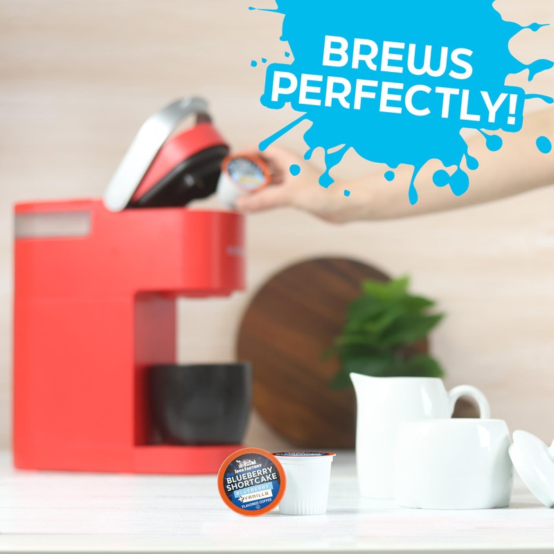 Java Factory Coffee Pods Blueberry Flavored Coffee for Keurig K-Cup