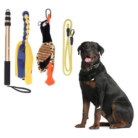 Flirt Pole para Perros Chase y Tira y Afloja, Juguetes Interactivos con Señuelo de Cuerda, Varita para Entrenamiento Al Aire Libre y Ejercicio para Ma