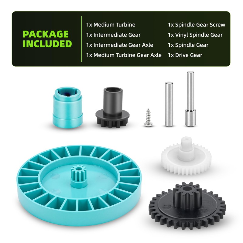 AXV079VP Turbine Spindle Gear Rebuild Kit for Hayward Pool Vacuum