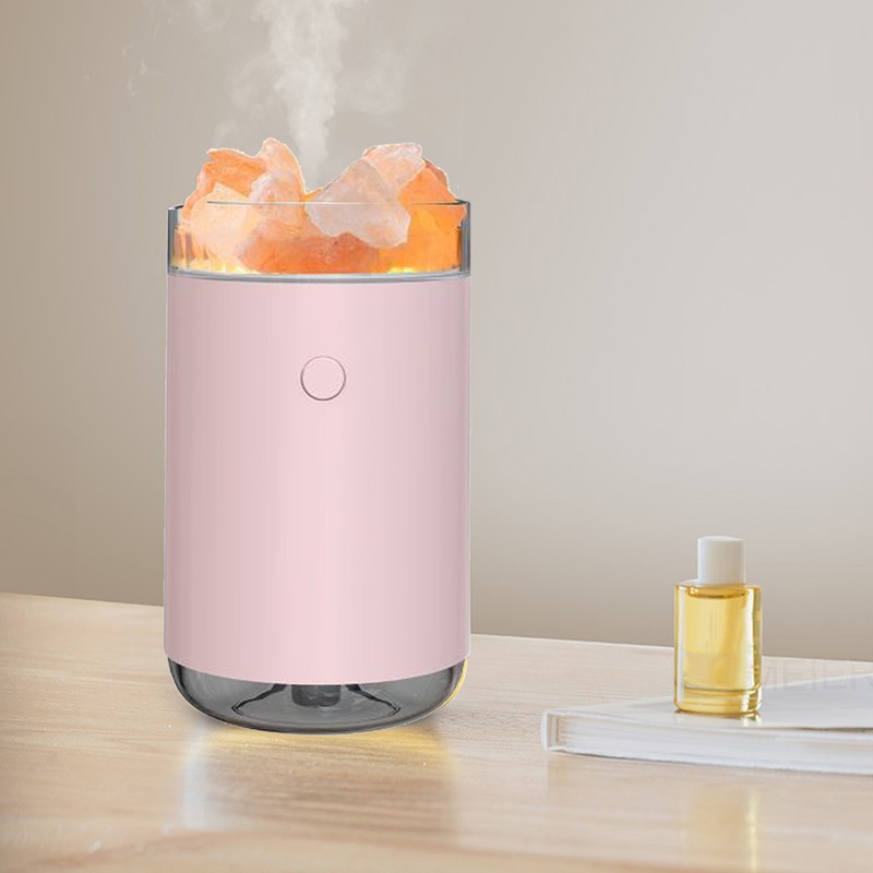 Salt Diffuser Humidifier USB Aroma Diffuser Desktop Humidifier with Colorful