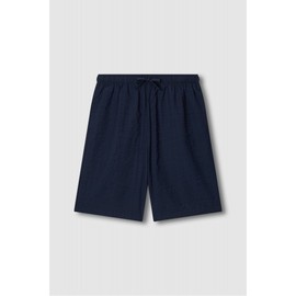 Jaju [JAJU] Men's Soft Seersucker 5-minute pajama pants_Navy