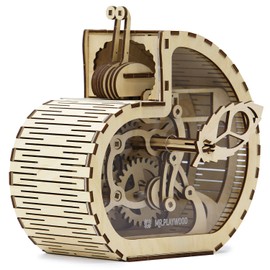 Wise Elk Snail Wooden Mechanical Model Kit