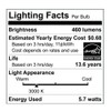 EcoSmart 40-Watt Equivalent A19 Dimmable Energy Star LED Light Bulb