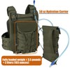 PETAC GEAR Tactical Hydration Pack，Molle Carrier Pouch for 50 oz