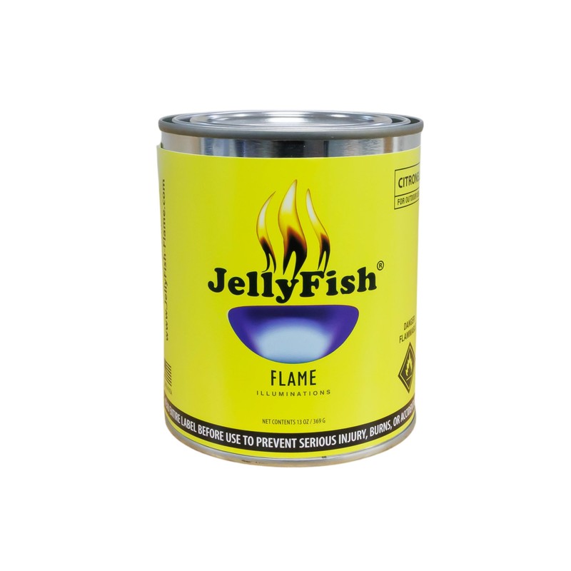 Real JellyFish Flame Premium Citronella Gel Fuel Made in USA