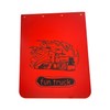 BST BSSP Universal Red Mud Flaps for Semi Trucks, 24''X30''