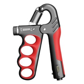 Adjustable Hand Grip Strengthener 11-220Lbs/100KG with Auto Counter - Forearm & Finger Exerciser for Strength Training, Recovery, Gym & Home Use