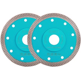 PEAKIT Super Thin Diamond Saw Blade 4.5 Inch 2 Pcs/Lot Tile Blade 4.5" for Cutting Porcelain Ceramic for Angle Grinder
