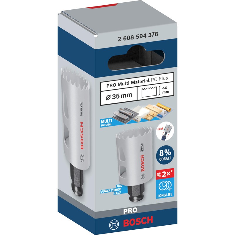 Bosch 1 x PRO Multi Material Power Change Plus Hole