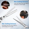 Sirabe 11 PCS Hair Cutting Thinning Scissors Set, Sapphire Professional