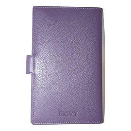 EMVY Leather Golf Scorecard Holder with gift bag - UK and European style (Pur[ple)