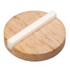 Guitar Resonator Biscuit Replacement Maple Wood Biscuit with Ox Bone