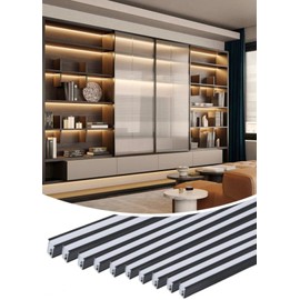 KSDLMPA 10-Pack 3.3ft LED Aluminum Channel System with Silicone Cover, Aluminum Extrusion Substitutes for Hidden Counter Light, LED Strip Light Diffuser for Indoor DIY Installation