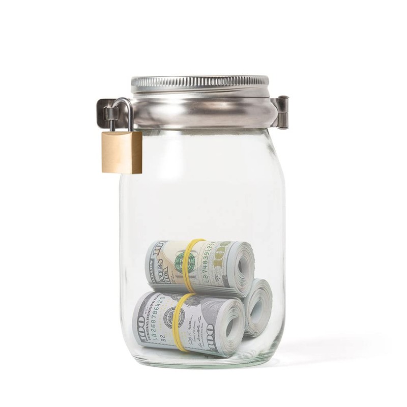 Hebrware Mason Jar Locking Lid, Pad Lock, For Regular Mouth