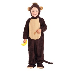 Fun Costumes Toddler Funny Monkey Costume 2T Brown