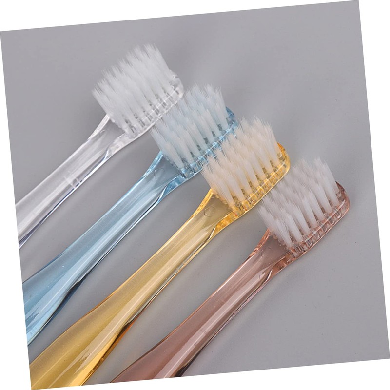 Baluue Ergonomic Soft Bristle Toothbrushes 2-box Set Crystal Appearance Travel