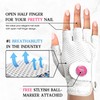 Caddy Classic Ladies Golf Glove Women | Half Finger Mesh