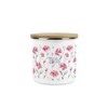 Purely Home Carnation Flowers Tea Storage Canister - Pink &