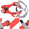 Red Gray Polyester Full Body Rock Climbing Harness Outdoor Protection