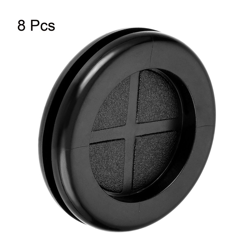 TA-VIGOR 8Pcs Round Rubber Grommets, 32mm Double-Sided Rubber Hole Plug