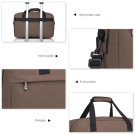 KONO Ryanair Travel Bag Hand Luggage Bag Unisex Gym Handbag Weekender, pink, handpack