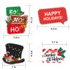 Christmas Photo Booth Props 36Pcs（Upgraded Version）, Merry Christmas Party Pose