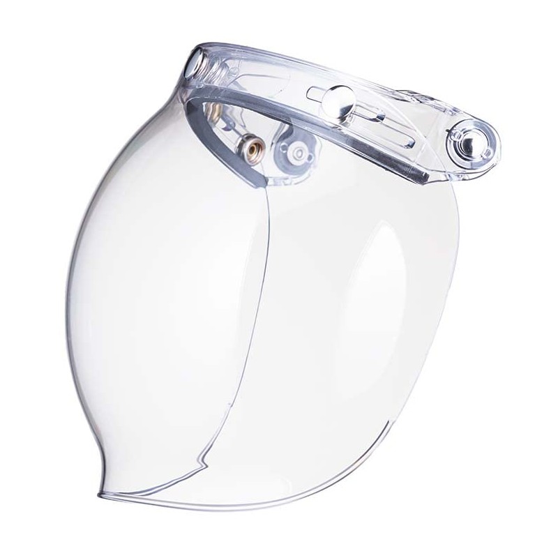 TT&CO. Shield Bubble Shield Clear Jet Helmet, Full Face, Vintage,