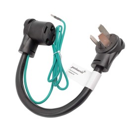 Parkworld 61025 Adapter Cord NEMA 10-50P Male to Dryer 14-30R Female, 30A, 125V/250V, 1.5FT