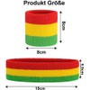 Hatstar 3-Piece Sweatband Set, Sweatbands for Wrist and Head, Headband