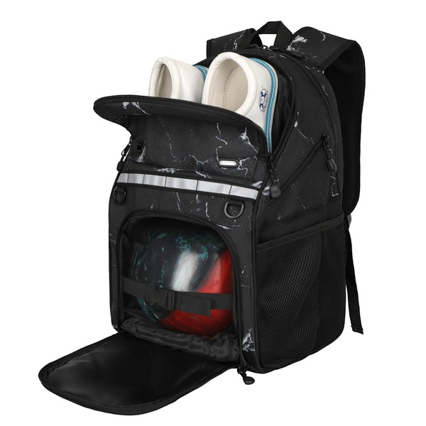 Goloni Bowling Ball Bag,Single Ball Bowling Backpack with Shoe Compartment