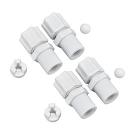 Check Valve Inlet Fitting Adapter Assembly Swimming Pool Cleaning Accessories Female Threaded for Hayward CL200 CL220 2Set