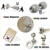 CG PLUS Magnetic Door Stop, Stainless Steel, Magnetic Door Catch,