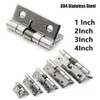 2Pcs Rannb Spring Hinge Self Opening 2 Inch Length Stainless