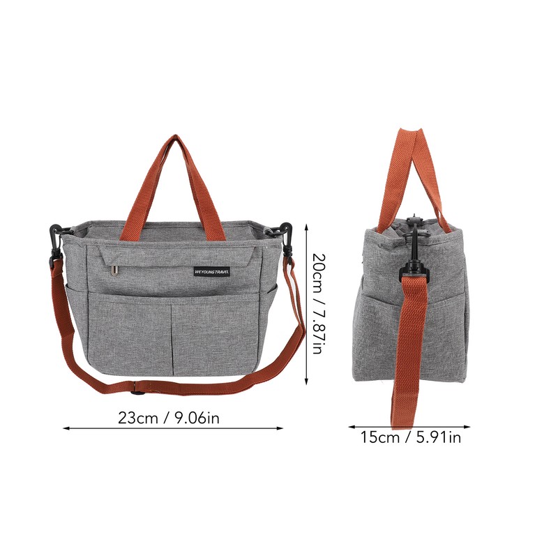 Lunch Bag 7L Large Capacity Aluminum Foil Insulated Waterproof Lunch