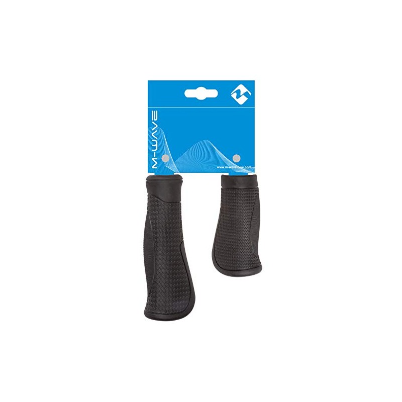 M-Wave Cloud Base 2 S Grips, Bicycle Grips, Non-Slip Bicycle