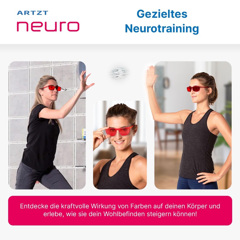 ARTZT Coloured Glasses for Neuroathletics Training Sports Glasses Men and